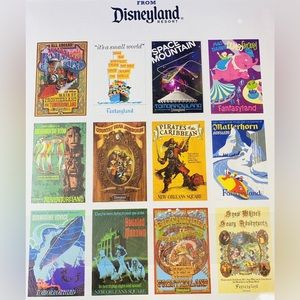 Disneyland Attractions Poster Art